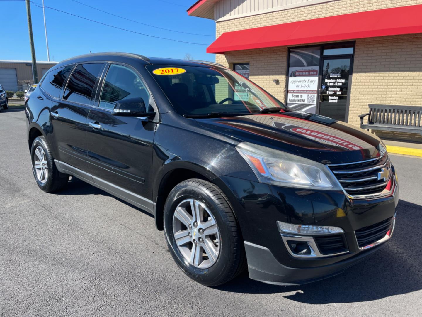 2017 Black Chevrolet Traverse (1GNKRGKD0HJ) with an V6, 3.6 Liter engine, Automatic, 6-Spd transmission, located at 8008 Warden Rd, Sherwood, AR, 72120, (501) 801-6100, 34.830078, -92.186684 - Photo#1